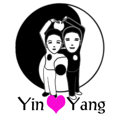 [LINEスタンプ] yin yang in love v.2