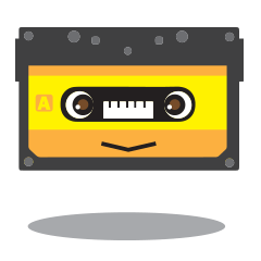 [LINEスタンプ] Cassette Family