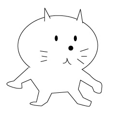 [LINEスタンプ] シンプル言葉ネコ