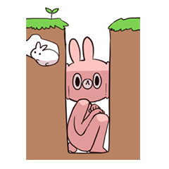 [LINEスタンプ] すごいうさぎスタンプ