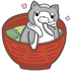 [LINEスタンプ] Our little fat dog
