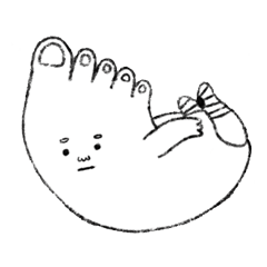 [LINEスタンプ] Toe, barac