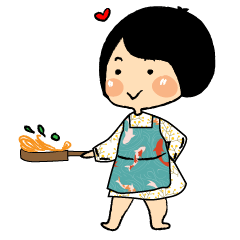 [LINEスタンプ] Little Cute and Greedily Floral Skirt