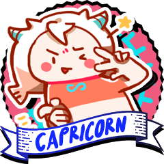 [LINEスタンプ] Capricorn daily sticker for conversation