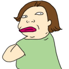 [LINEスタンプ] Neighbor Mrs.Chang