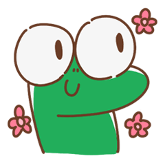 [LINEスタンプ] Kougua Frog Incoming