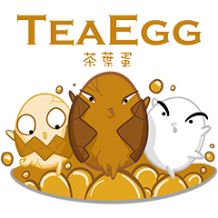 [LINEスタンプ] TEA EGG - Crazy