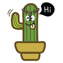 [LINEスタンプ] Cuties cactusの画像（メイン）