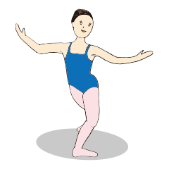 [LINEスタンプ] バレエレッスン