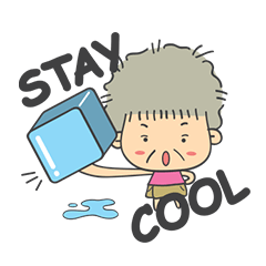 [LINEスタンプ] Cute Grandma English Version
