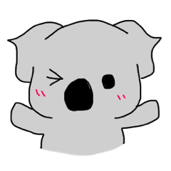 [LINEスタンプ] コアラさん 三兄弟 fetchpriority=high