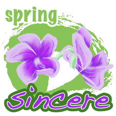 [LINEスタンプ] 四季の花 1