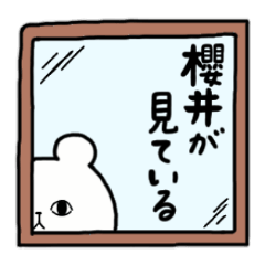 [LINEスタンプ] 全国の【櫻井】さんのためのスタンプ