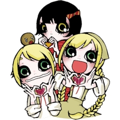 [LINEスタンプ] Hansel and Gretel and The Candy Witch