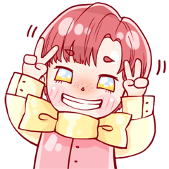 [LINEスタンプ] A Boy named Lucas
