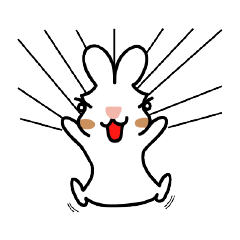 [LINEスタンプ] Rabbit Der ＆ Apple Part 2