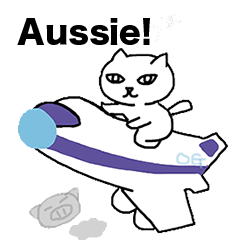 [LINEスタンプ] Animals travel in Australia