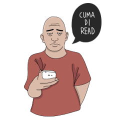 [LINEスタンプ] the lazy mr big