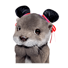 [LINEスタンプ] Kung Fu Otter