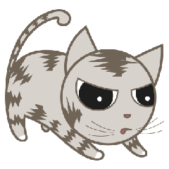 [LINEスタンプ] Sharon Ron ＆ The old cat 
