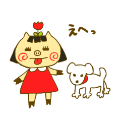 [LINEスタンプ] ぶっきーとつばめとこはく