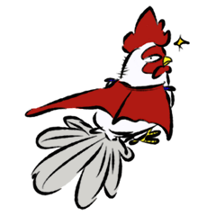 [LINEスタンプ] Hubris Chicken