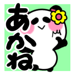 [LINEスタンプ] あかねさんが使うパンダスタンプ