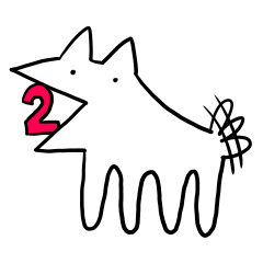 [LINEスタンプ] 元気な犬のスタンプ2