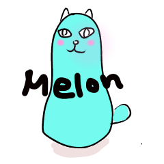 [LINEスタンプ] Melon cat