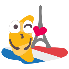 [LINEスタンプ] Marcel LE Croissant ( from France )