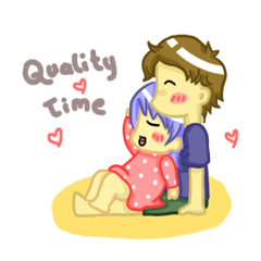 [LINEスタンプ] lovely line couple