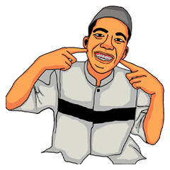 [LINEスタンプ] Ucok muslim student