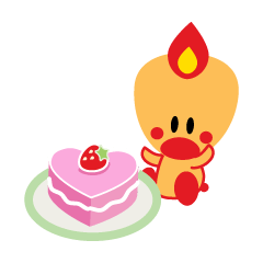 [LINEスタンプ] Sweet Angel Bird Kawaii Heart Stickers