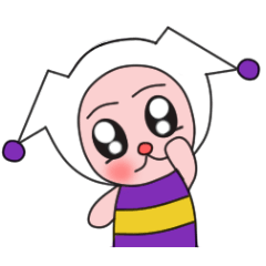 [LINEスタンプ] Clown cat