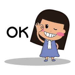 [LINEスタンプ] Accountants girl