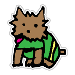 [LINEスタンプ] でーちゃん