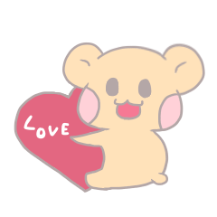 [LINEスタンプ] 新宮代表のくま、シンくん(恋愛編)