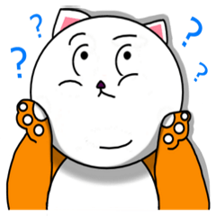[LINEスタンプ] Orange Fat Cats