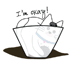 [LINEスタンプ] Almond the cat (animated)