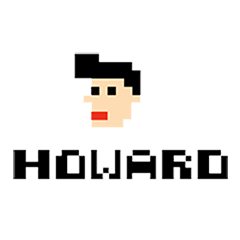 [LINEスタンプ] Howard the player (8bit)
