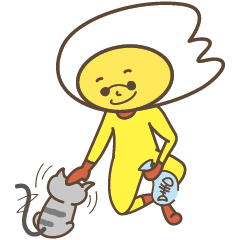 [LINEスタンプ] Sun egg man's daily