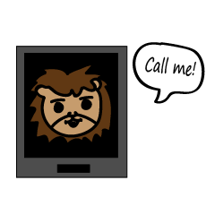 [LINEスタンプ] Lion and Potato