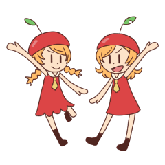 [LINEスタンプ] てまり＆きらり
