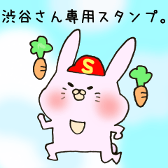 [LINEスタンプ] 渋谷さん専用のスタンプ