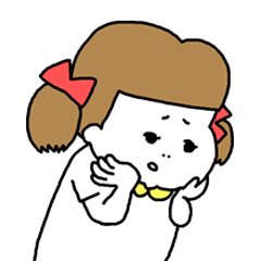 [LINEスタンプ] パパに厳しい女の子