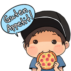 [LINEスタンプ] 不思議なドイツ語
