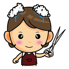 [LINEスタンプ] HAIR SALON