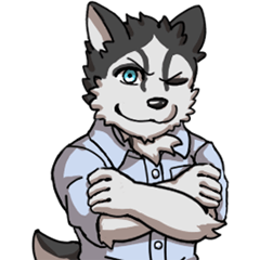 [LINEスタンプ] The three police dogs