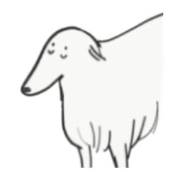 [LINEスタンプ] ボルゾイのボルゾイによるボルゾイスタンプ