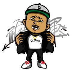 [LINEスタンプ] JAPANESE YANKEEEE 武井勇輝 2